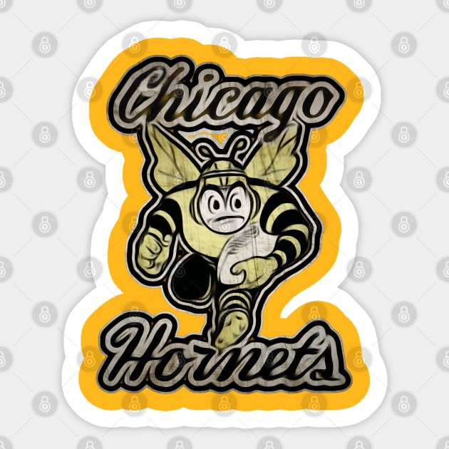 Chicago Hornets Football Sticker by Kitta’s Shop